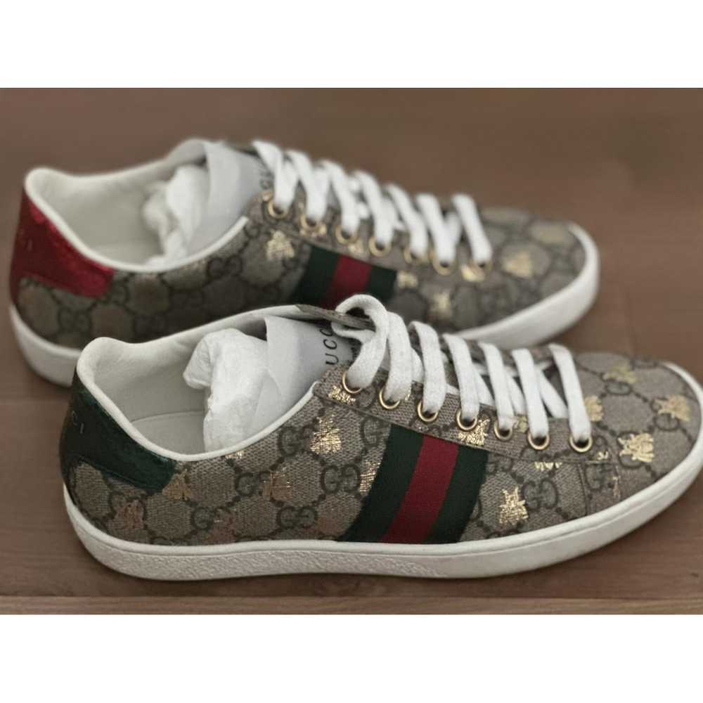 Gucci Ace cloth trainers - image 9