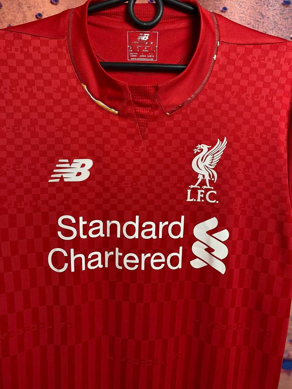 Liverpool × Soccer Jersey × Vintage Liverpool str… - image 2