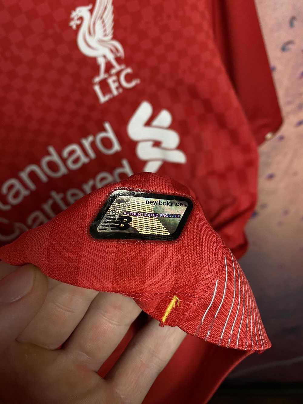 Liverpool × Soccer Jersey × Vintage Liverpool str… - image 6