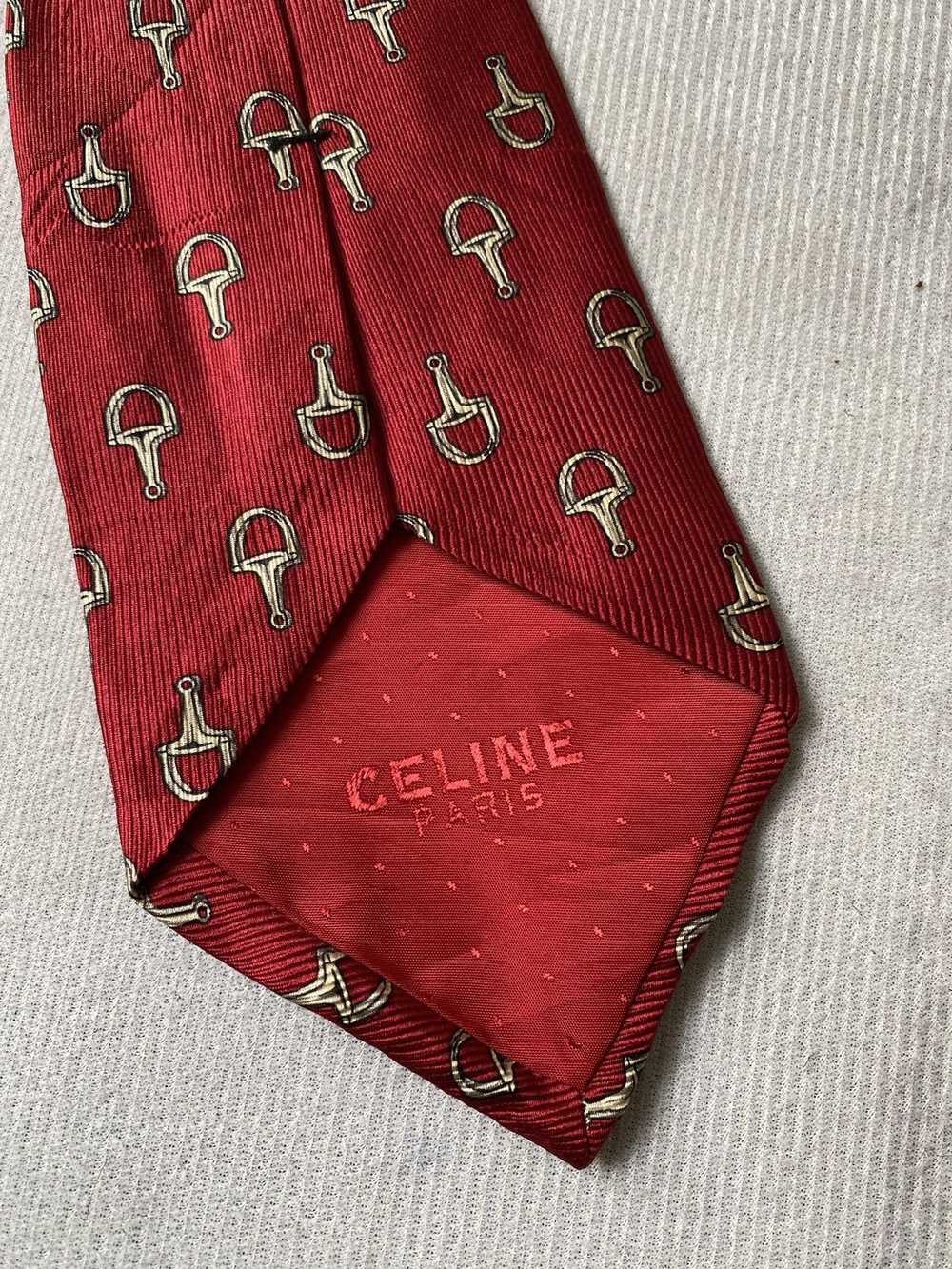 Celine Celine Paris Pure Silk Necktie - image 7