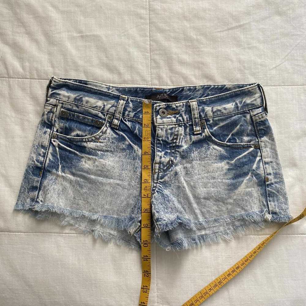 Moussy Moussy Acid Wash Denim Micro Shorts - image 6