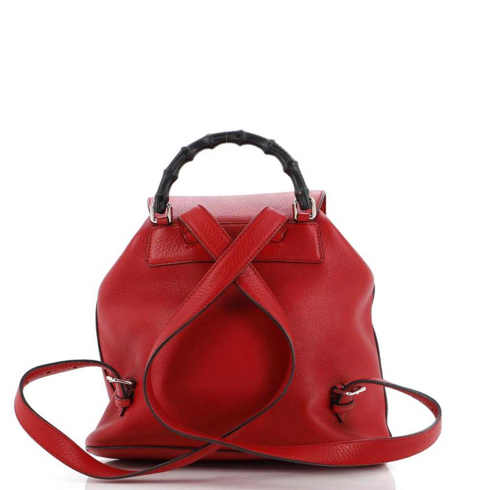 Gucci Leather backpack - image 3