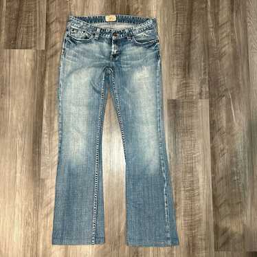 BKE outlet Star Stretch 32x33 Bootcut Medium Wash Distressed Jeans