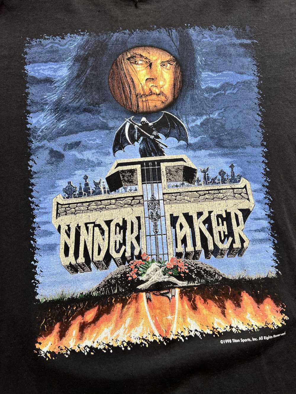 1990x Clothing × Streetwear × Wwf UnderTaker Vint… - image 4