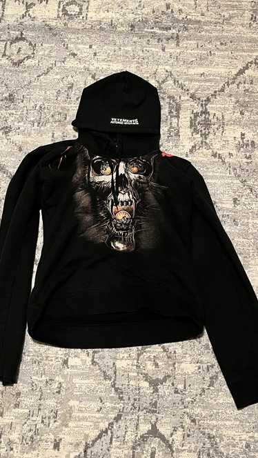 Vetements Vetements Misplaced Skull Hoodie