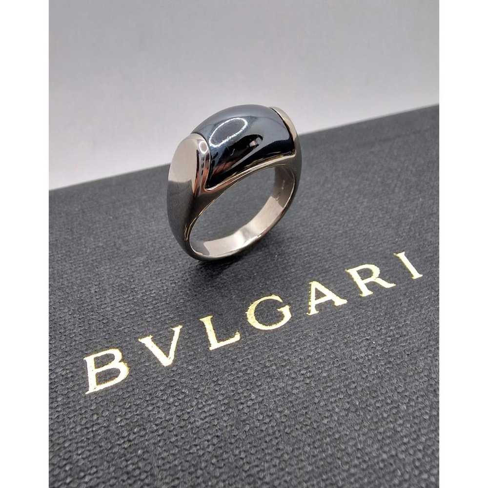 Bvlgari Tronchetto white gold ring - image 4