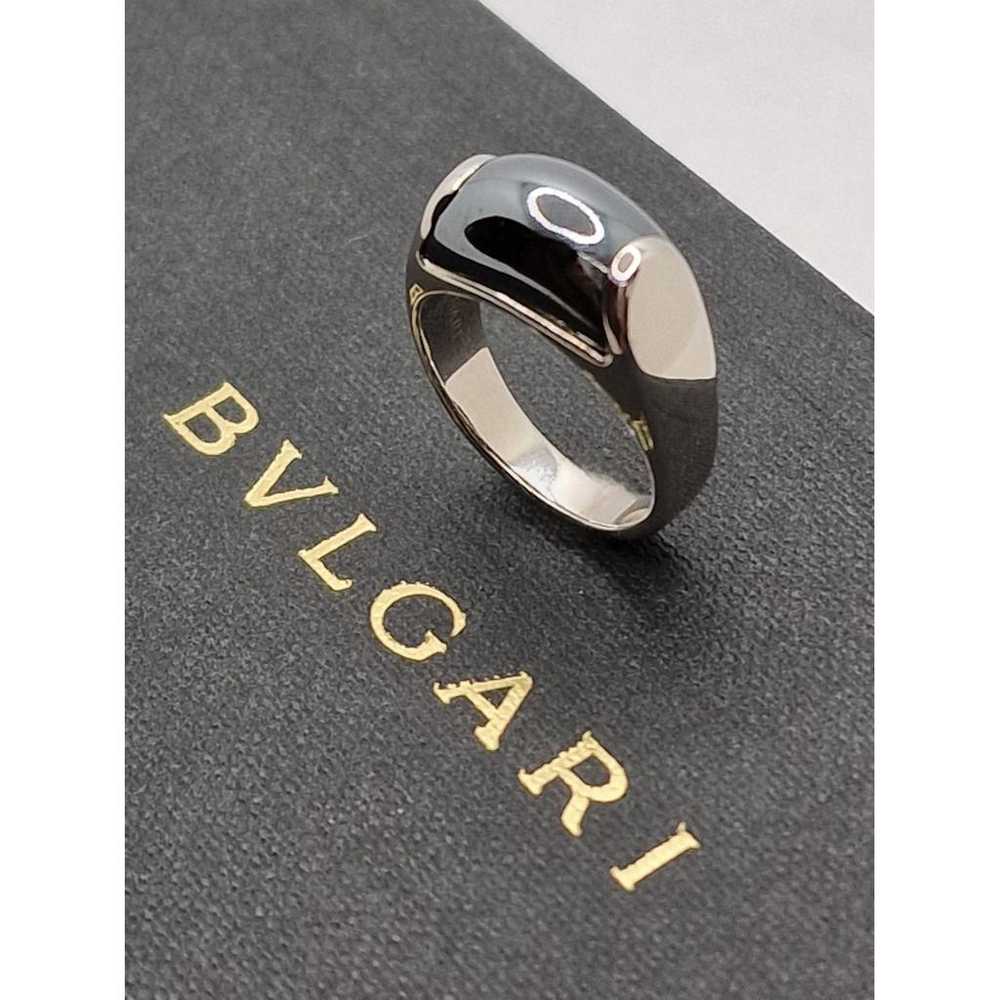 Bvlgari Tronchetto white gold ring - image 5