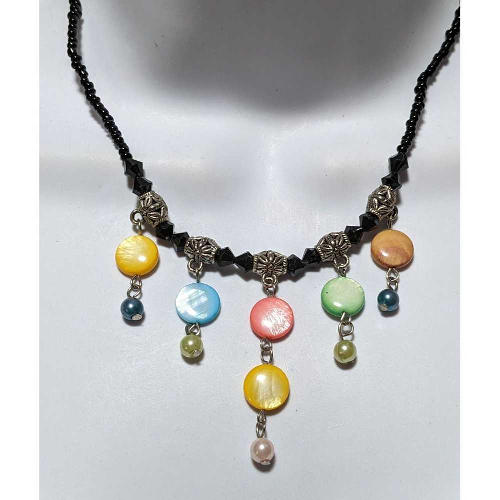 Other Rainbow Shell Fringe Neckalce - image 4