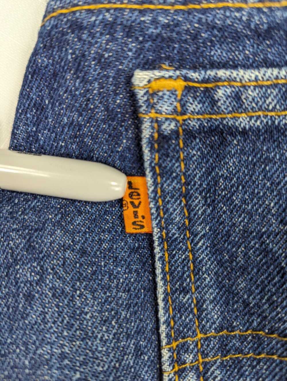 Levi's Vintage Levis 619 Orange Tab Denim Jeans - image 6