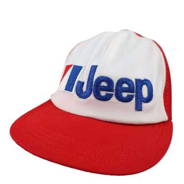 Jeep × Trucker Hat × Vintage Vintage Jeep Embroid… - image 1