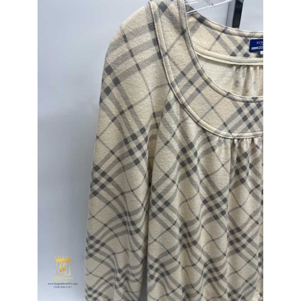 Burberry Wool mid-length dress - image 4