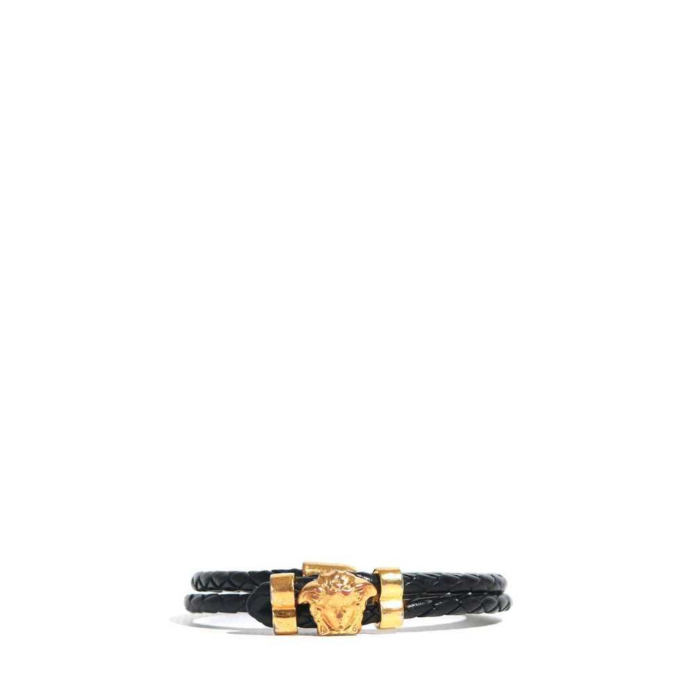 Versace VERSACE - Medusa bracelet in black leather - image 1