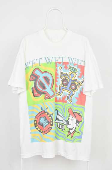 Band Tees × Rock T Shirt × Vintage 1992 Wet Wet We