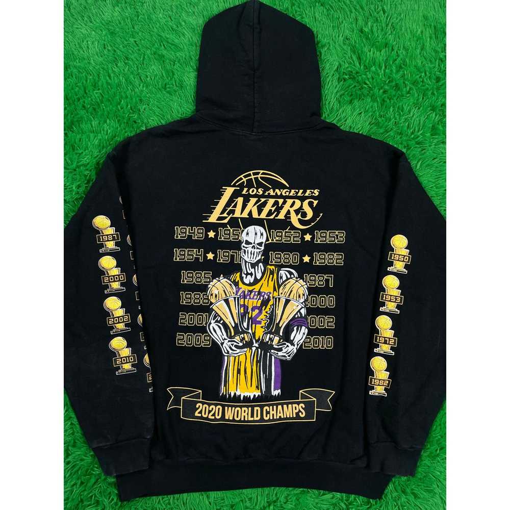 Warren Lotas Warren Lotas Hoodie Black Lakers Cha… - image 4