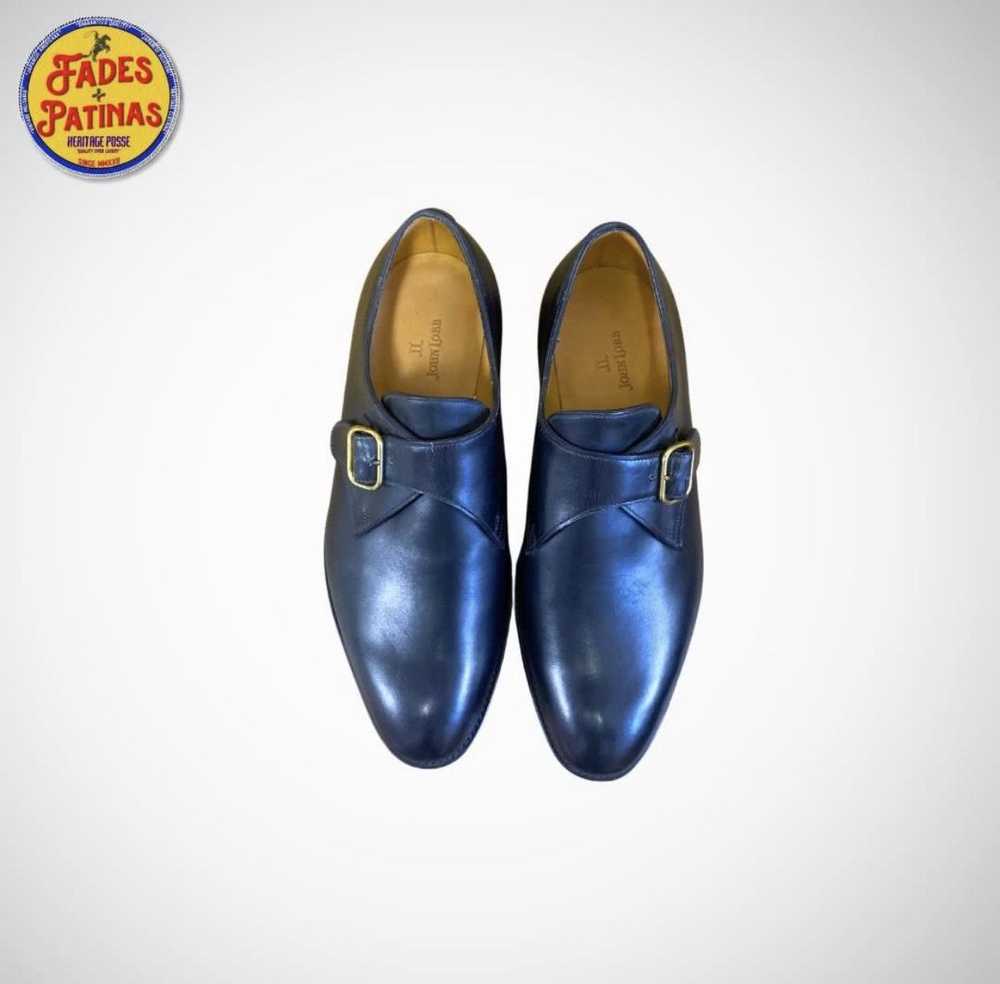 John Lobb “Fould” Single Buckle Calfskin Dress Sh… - image 2