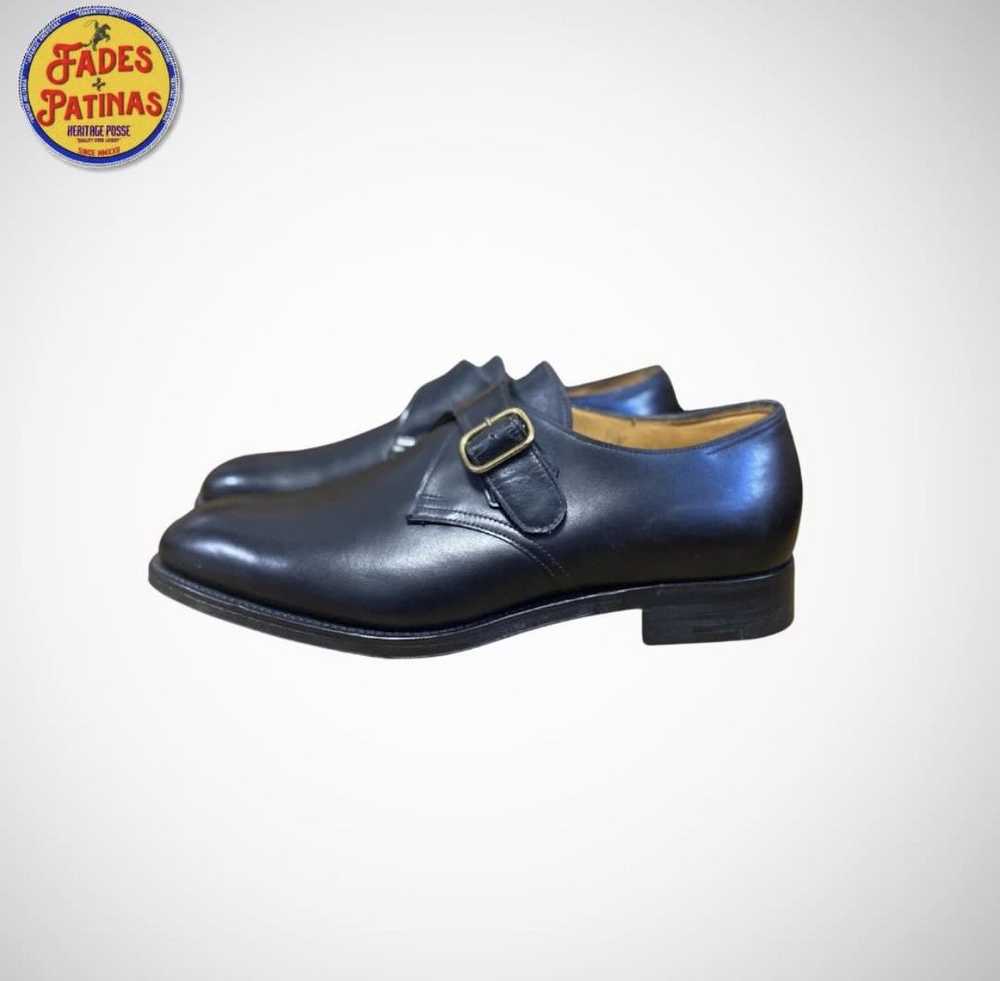 John Lobb “Fould” Single Buckle Calfskin Dress Sh… - image 3