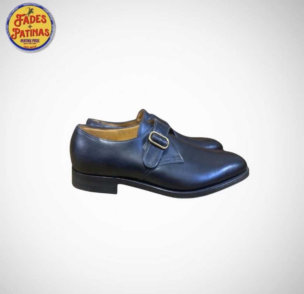 John Lobb “Fould” Single Buckle Calfskin Dress Sh… - image 4