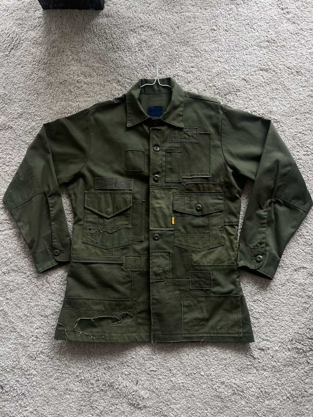 Military × Vintage Patchwork Milsurp Jacket - image 1