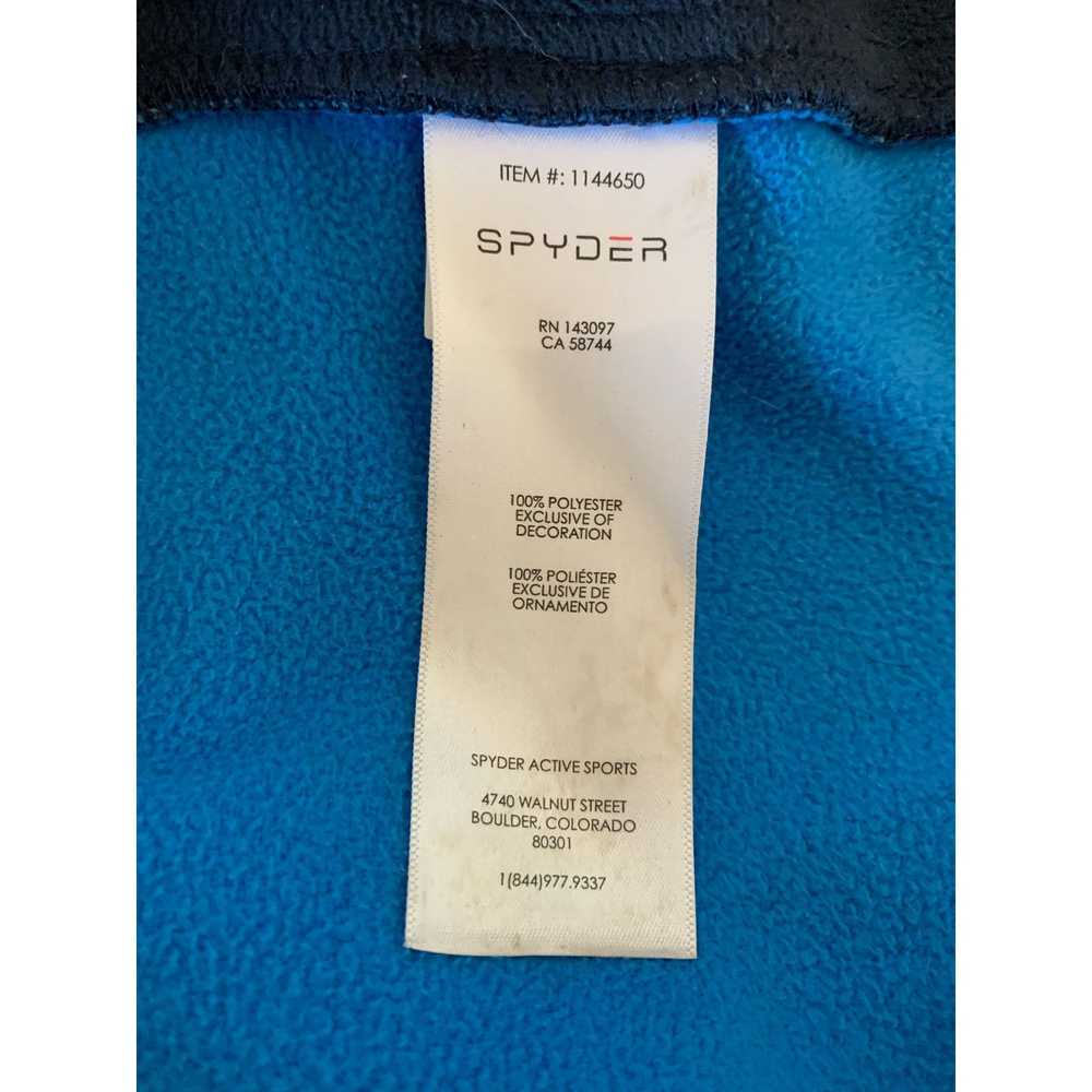 Spyder Spyder full zip sweater jacket blue black … - image 6