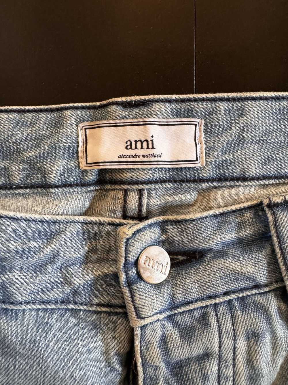 AMI Ami Paris Light Rinse Denim Jeans - image 3
