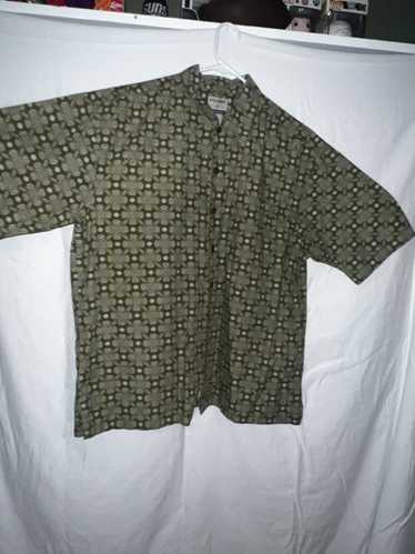 Vintage High Sierra Men’s Button Up Large Green