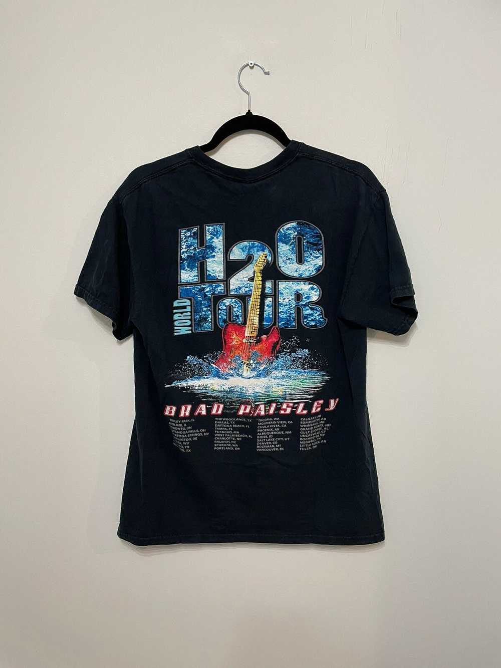 Band Tees × Vintage 2010 Brad Paisley H20 Concert… - image 5