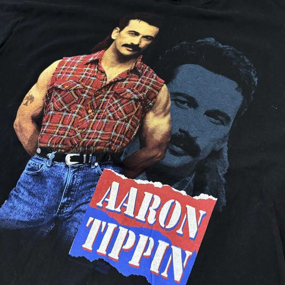 Hanes VINTAGE 1990’s AARON TIPPIN “CALL OF THE WI… - image 2