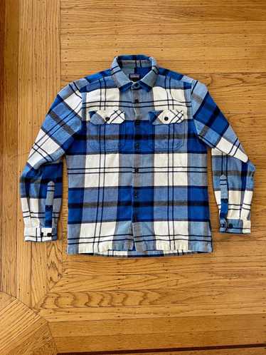 Patagonia Fjord Flannel Shirt Organic Cotton Vinta