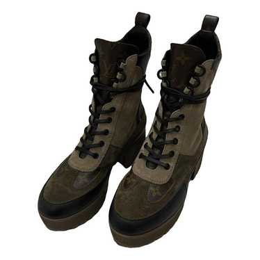 Louis Vuitton Lauréate leather boots - image 1