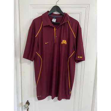 Nike Minnesota Gophers Nike Dri-Fit Golf Polo Size