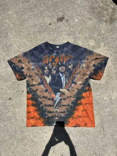 Ac/Dc × Band Tees × Vintage 2000s AC/DC Tie-dye T-