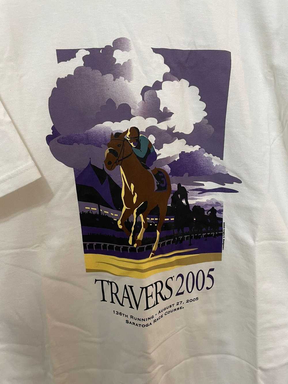 Gildan × Racing × Vintage 2005 Travers Saratoga H… - image 2