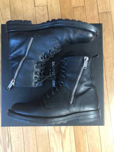 Saint Laurent Paris Dual Zip Ranger Boots A/W 15