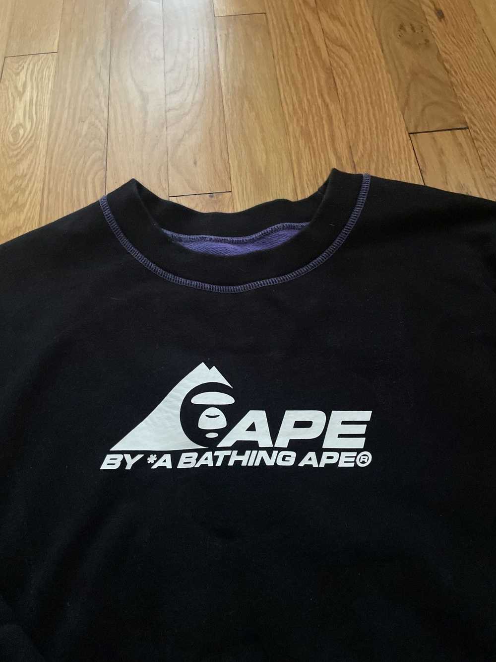 Aape × Bape 2 in 1 Purple and Black Bape duel hoo… - image 5