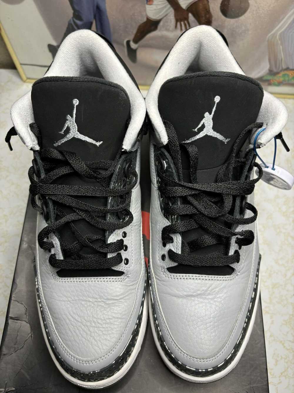 jordan retro 3 wolf grey for sale