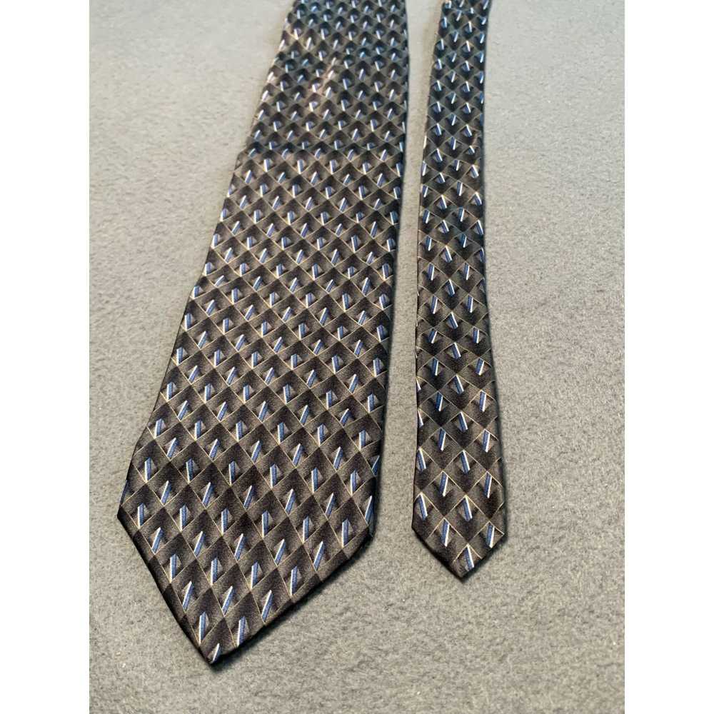 Stafford Stafford Mens Tie Geometric Pattern 100 … - image 5