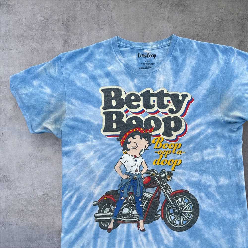 Generic Vintage Betty Boop T-Shirt Motorcycle Siz… - image 1