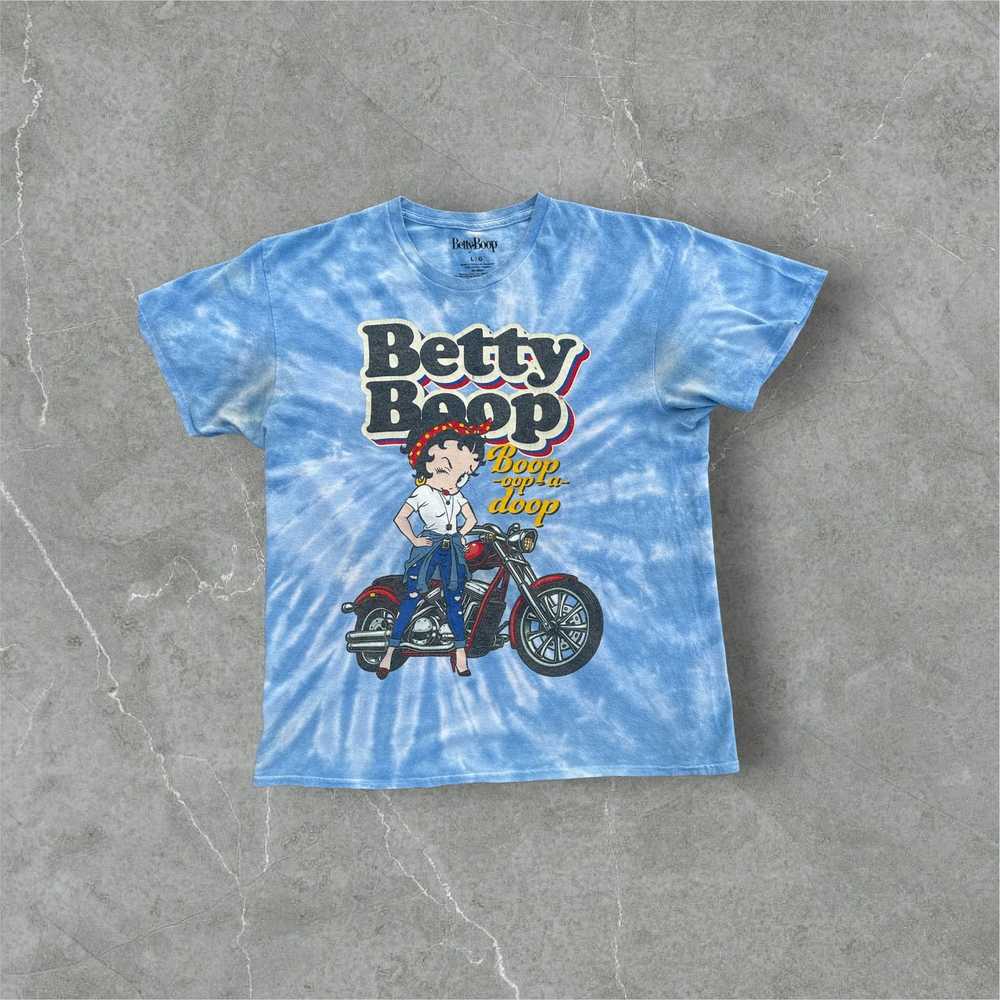 Generic Vintage Betty Boop T-Shirt Motorcycle Siz… - image 2