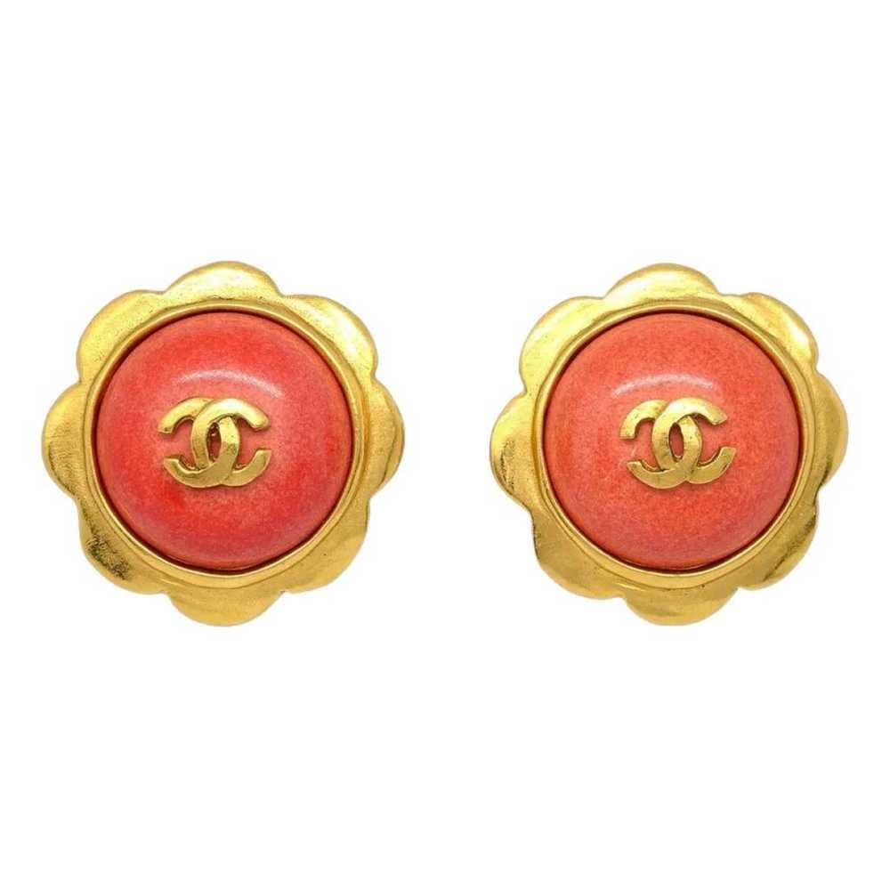 Chanel Yellow gold earrings - image 1