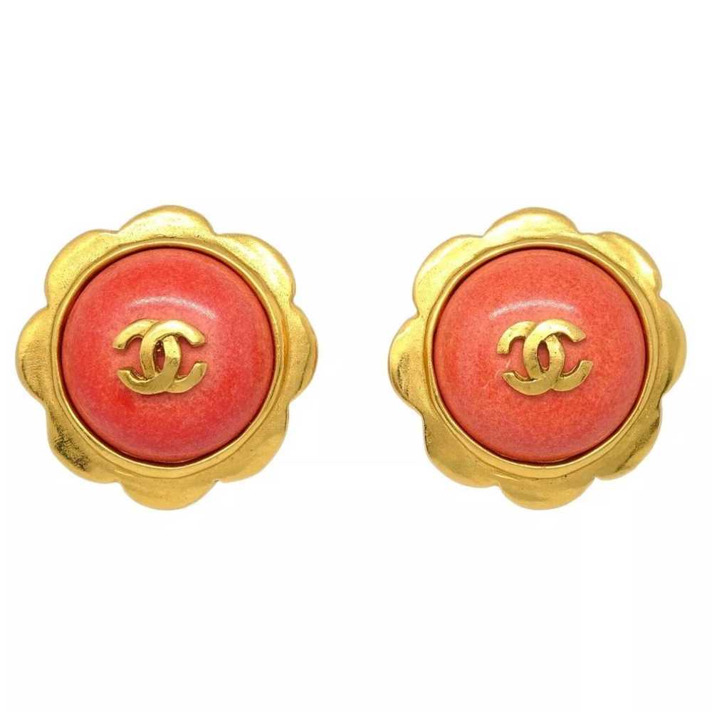 Chanel Yellow gold earrings - image 9