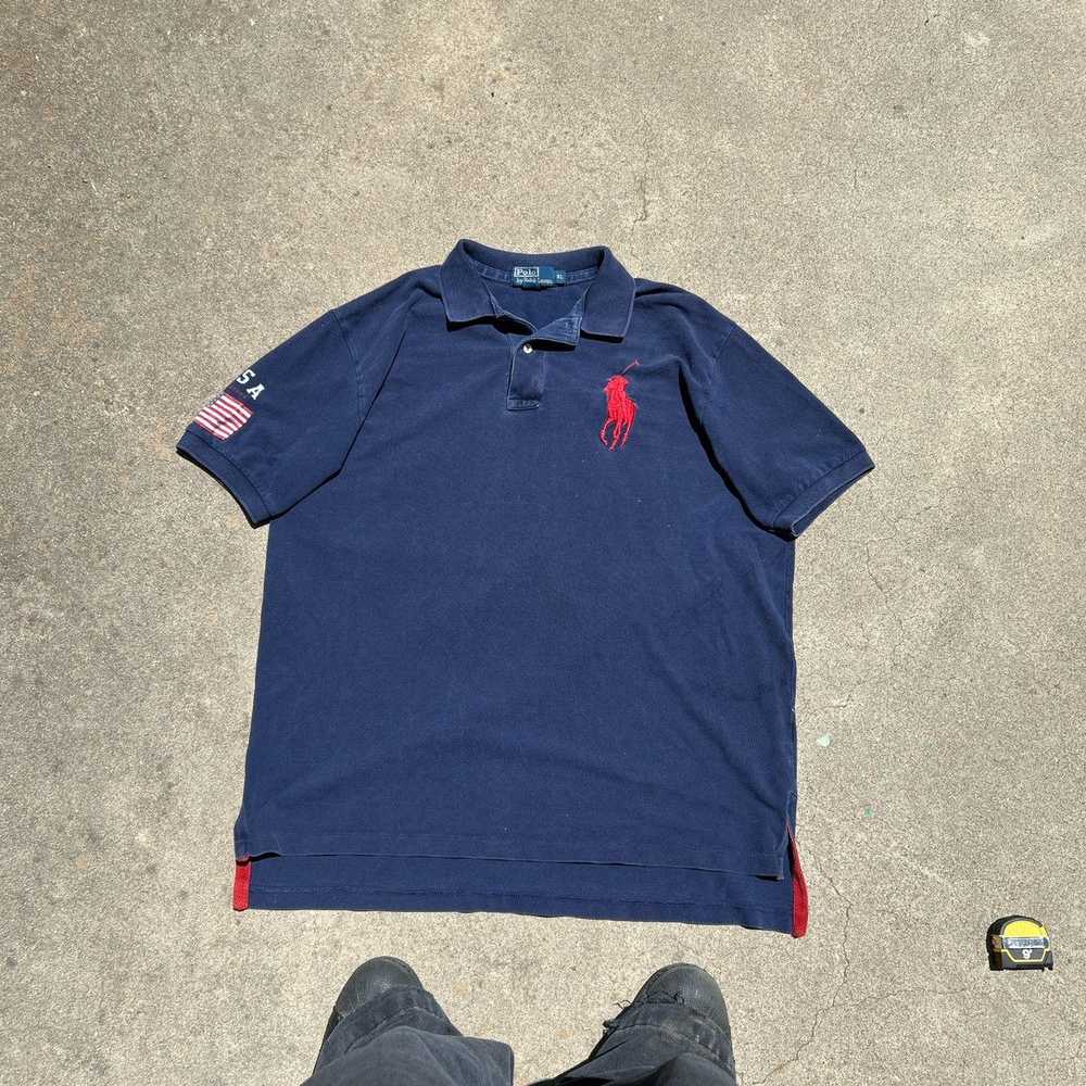 Polo Ralph Lauren Navy big pony chief keef style … - image 1