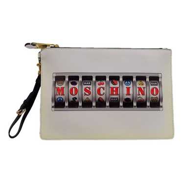 Moschino Leather clutch bag