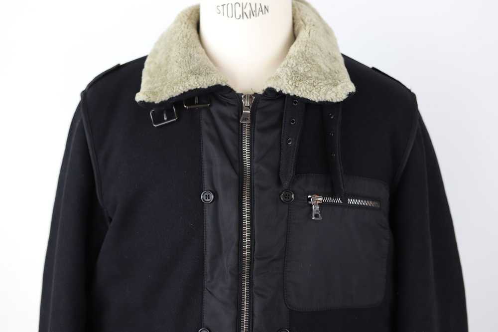 Prada PRADA JACKET WOOL WITH SHEARLING COLLAR 360 - image 2