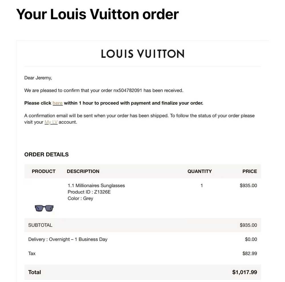 Louis Vuitton Louis Vuitton Millionaire Sunglasse… - image 2