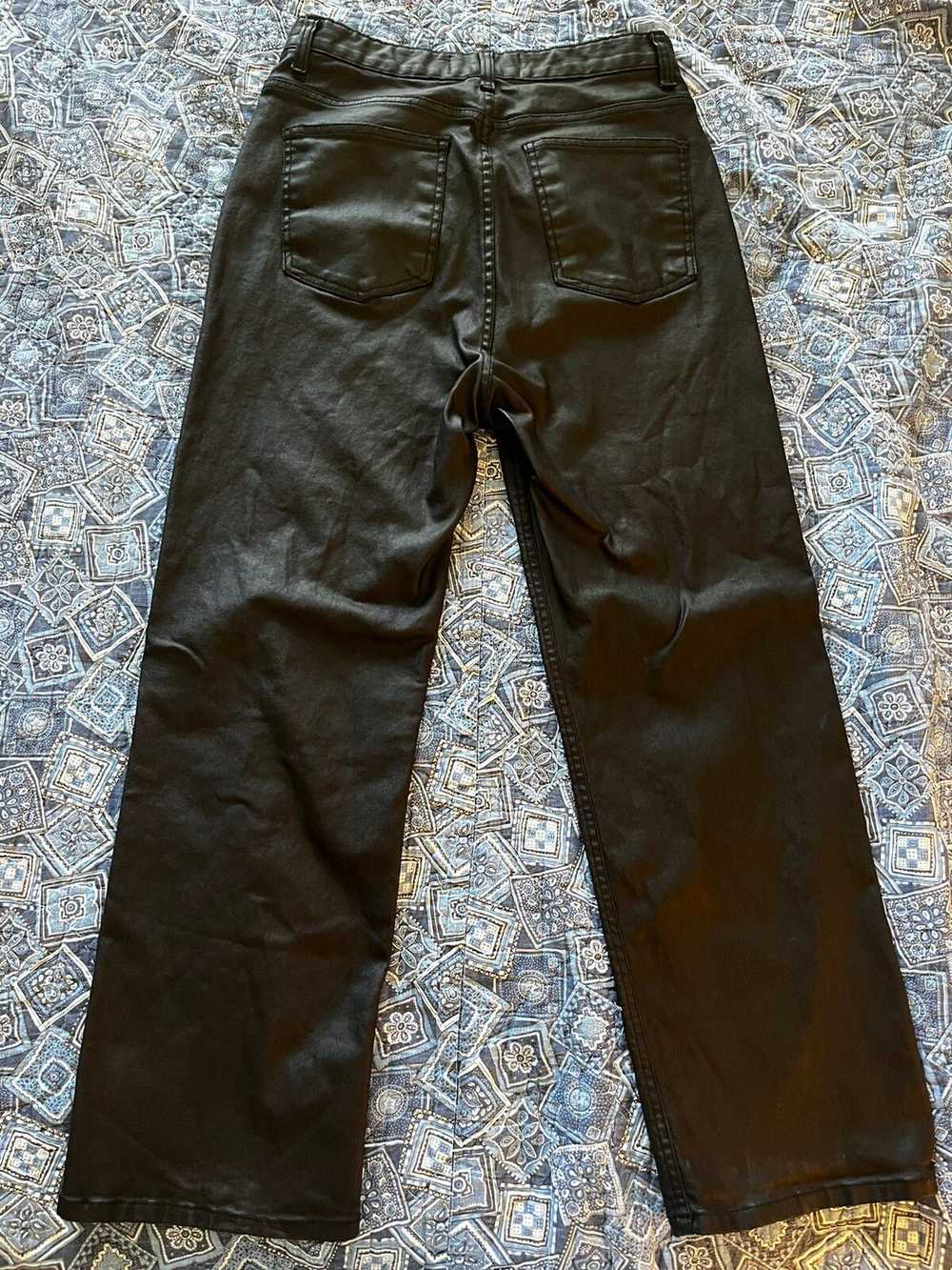 Olive Olive Clothing Black Wax Pants - image 2