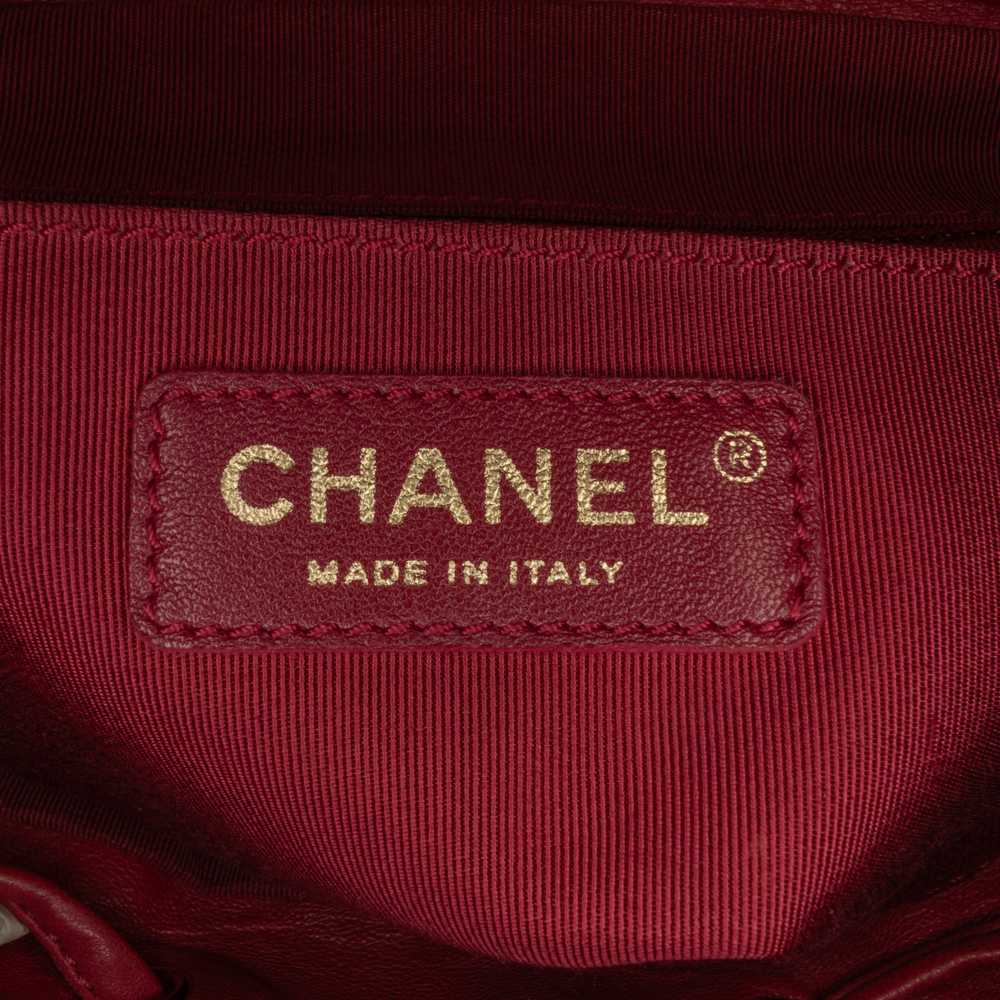 Red Chanel Small Lambskin Urban Spirit Backpack - image 6