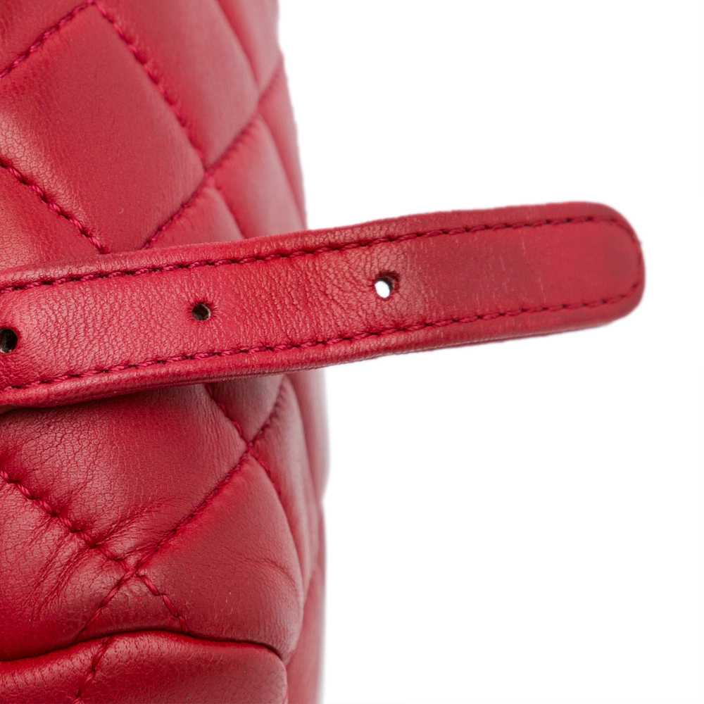 Red Chanel Small Lambskin Urban Spirit Backpack - image 8