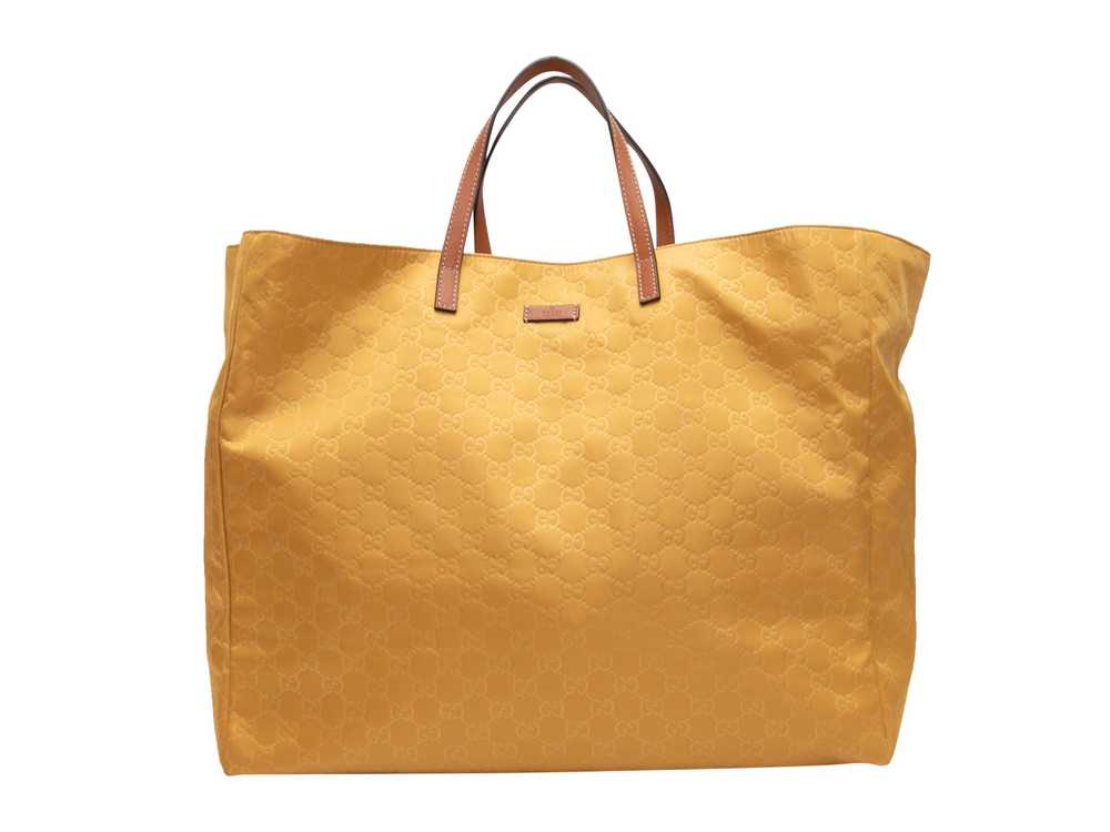 Mustard Gucci GG Extra Large Tote Bag - image 1