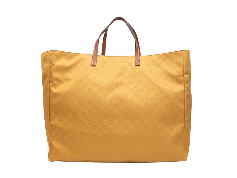 Mustard Gucci GG Extra Large Tote Bag - image 3