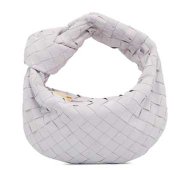 White Bottega Veneta Mini Intrecciato Jodie Handba